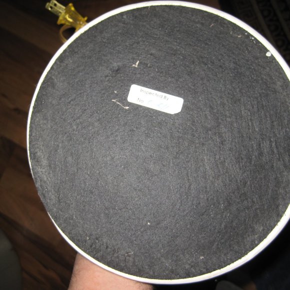 Rare Vintage 1960's White Ceramic Helix Table Lamp - Picture 6 of 7